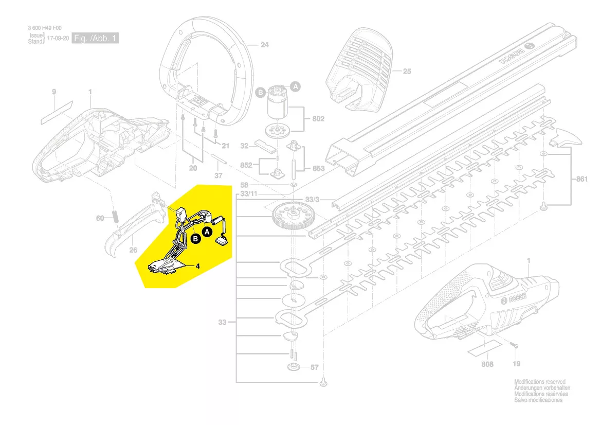 Module électronique réf. 1 600 A00 4PZ Bosch